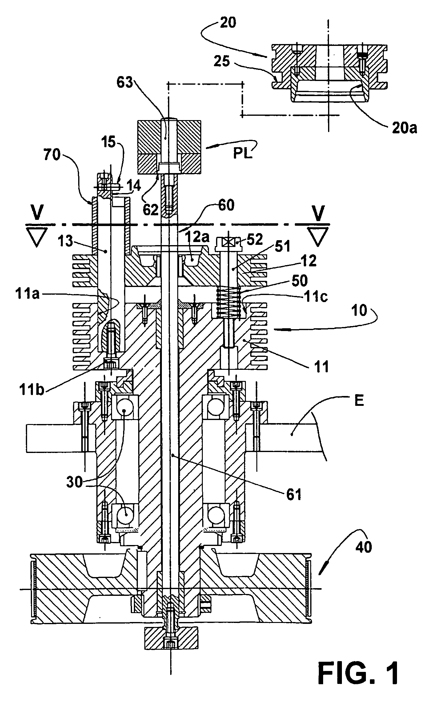 Centrifugation injection mold