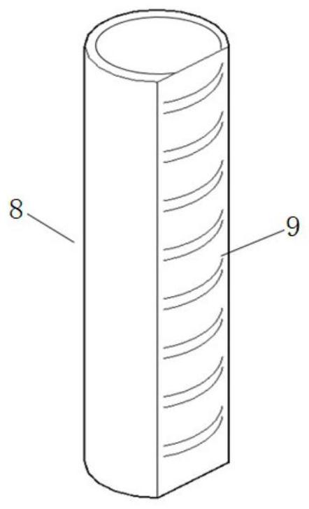 Heating device and method for deep sea hydrate production pipe column