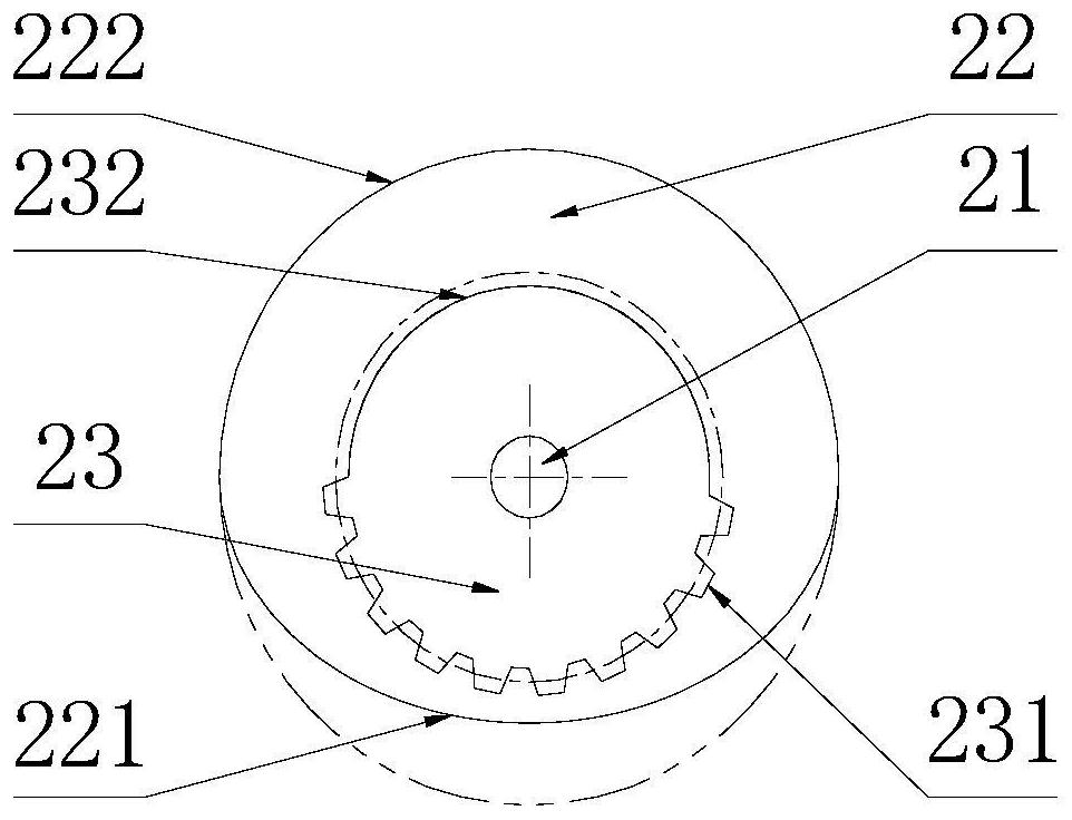 Cam device for self-locking tool changing of machining center spindle