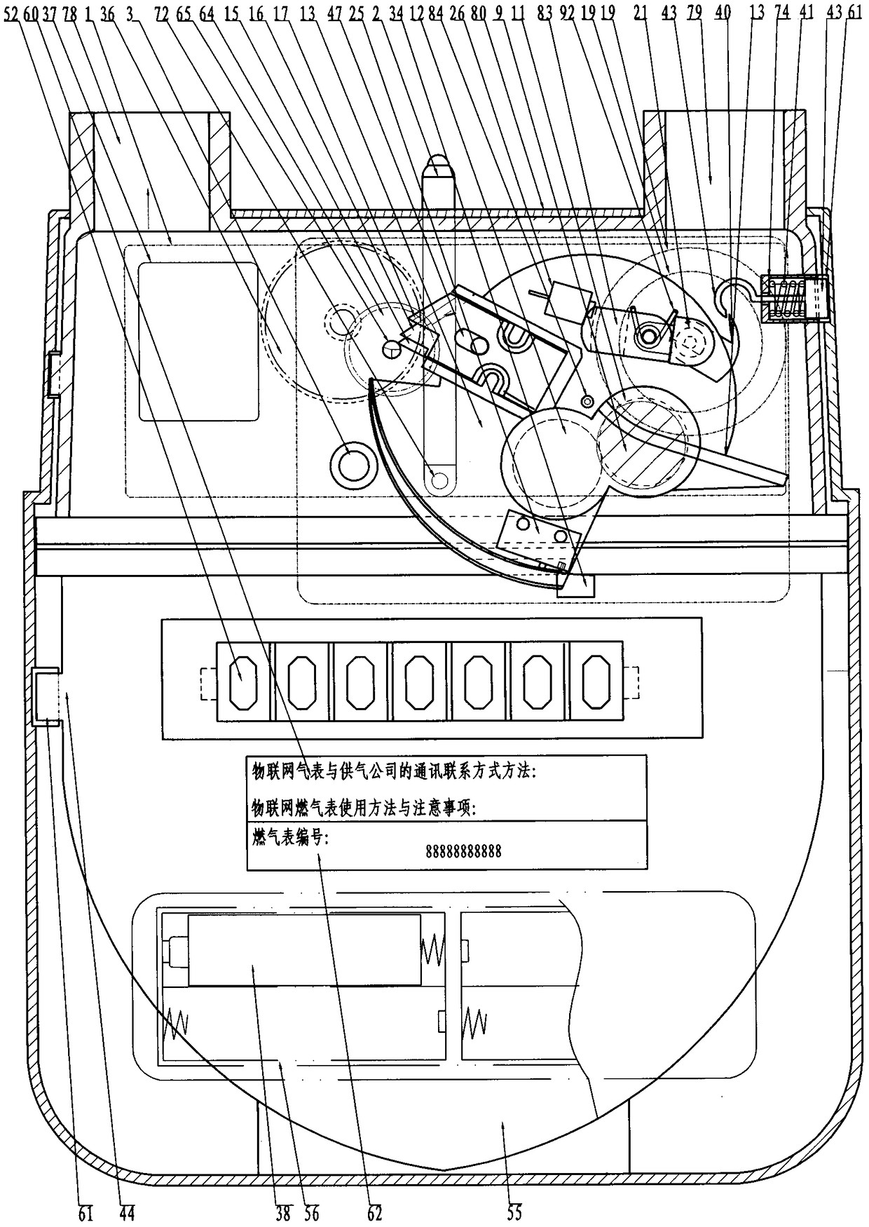 Internet of things gas meter