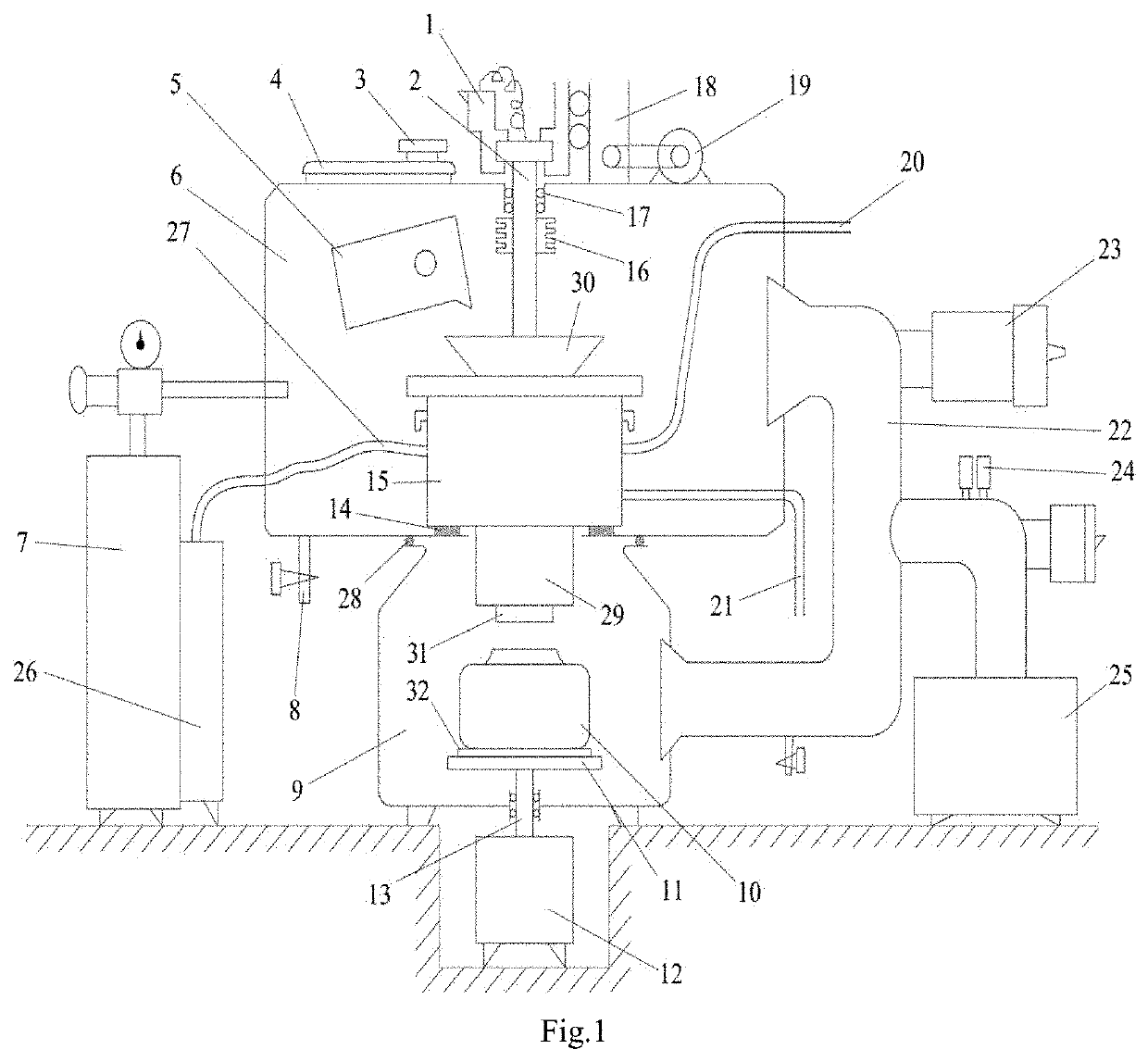 Casting shell mold chamber, foundry furnace and method for casting single crystal, fine crystal and non-crystal