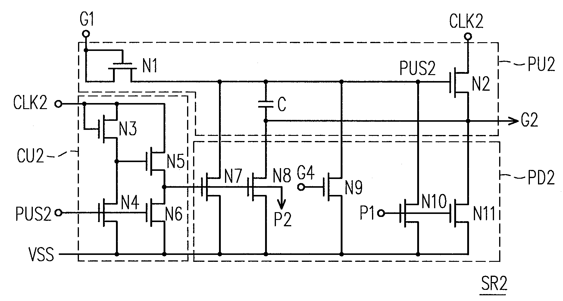 Shift register apparatus