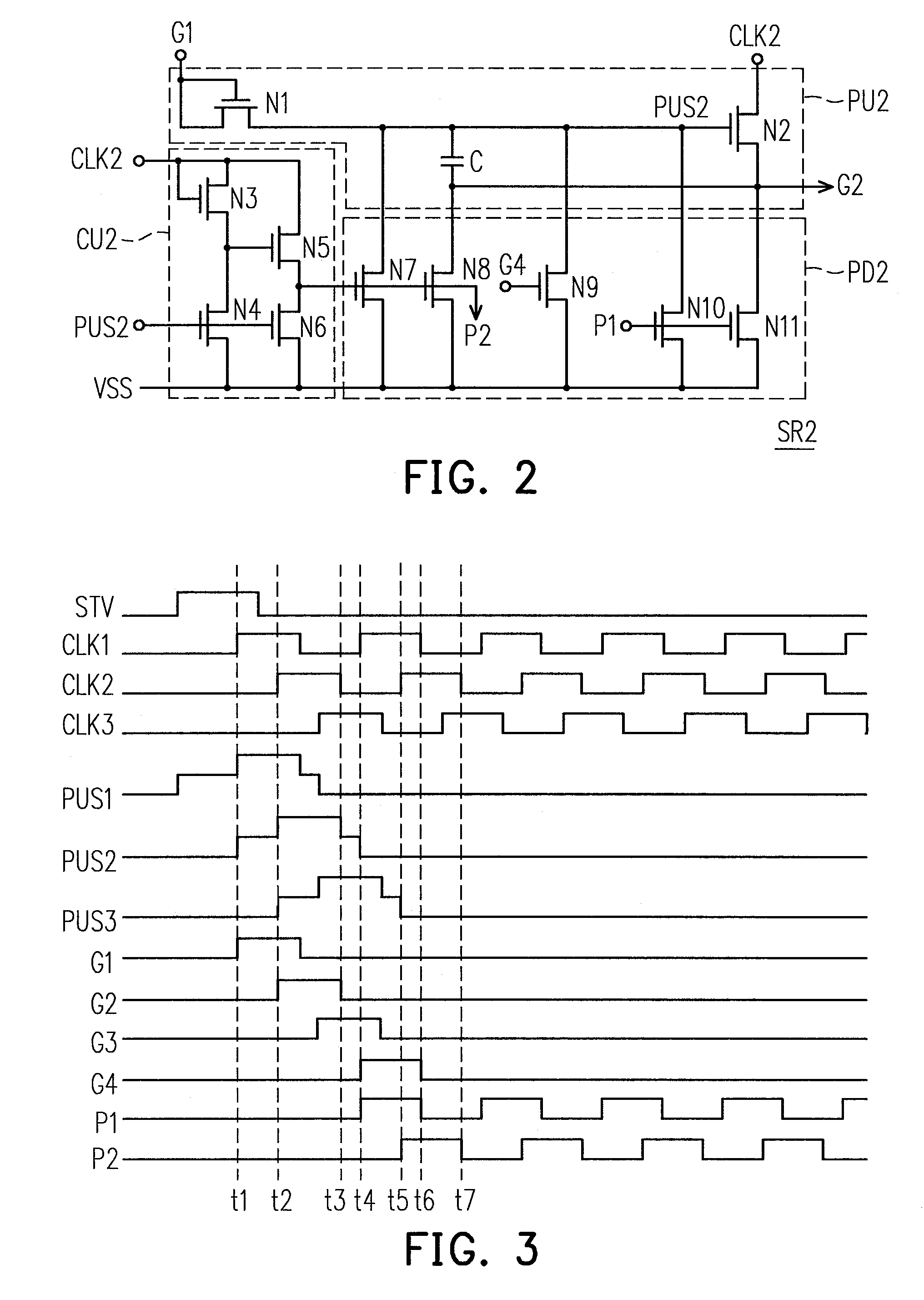 Shift register apparatus