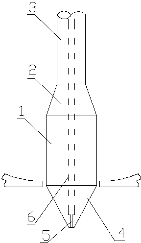 Preparation method of optical fiber covering quartz capillary perform and continuous melting furnace equipment