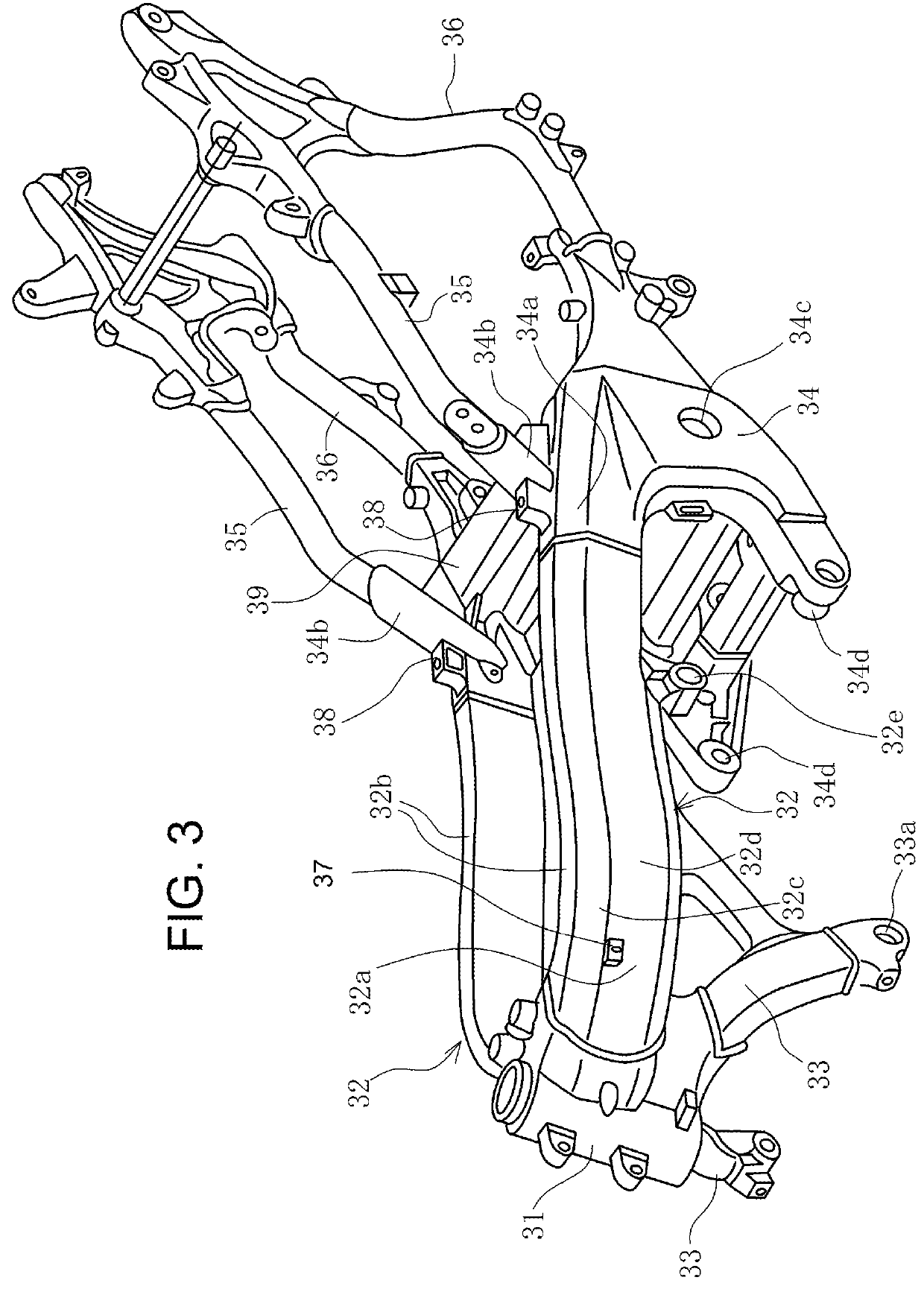 Fuel tank mounting structure of saddle-ride-type vehicle