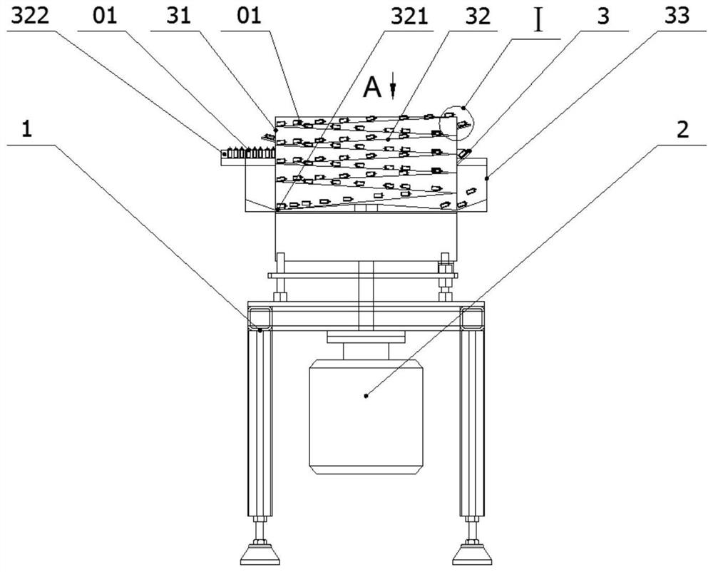 Feeding device for PIN folding machine and PIN folding machine