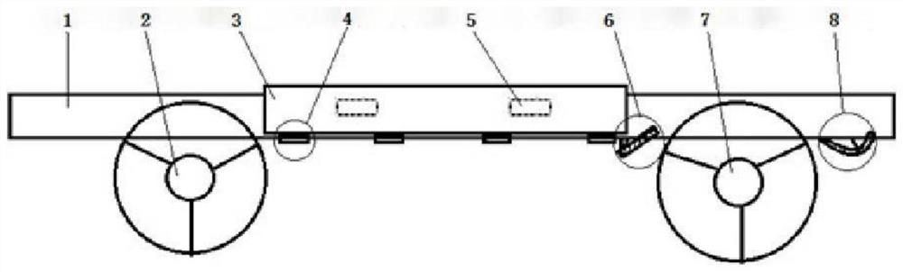 Anti-collision mechanism for power battery of electric automobile