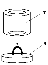 Specially-prepared large-diameter sand filling model device for physical simulation experiments and method thereof