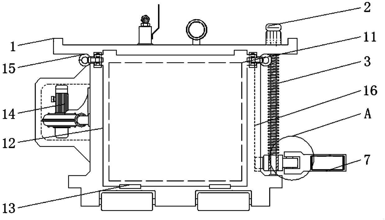 Vacuum antirust battery automatic equipment storage device