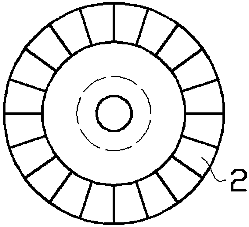 Magnetic force suspension bobbin falling device