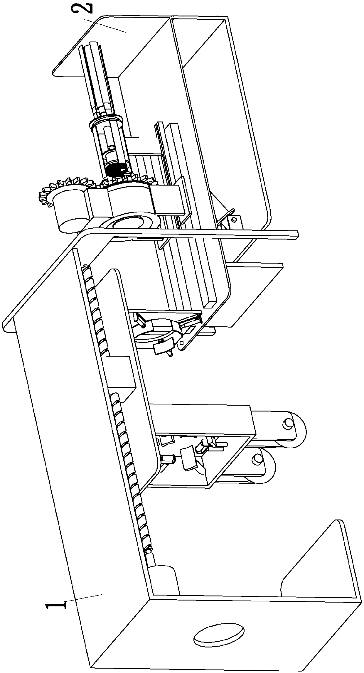 Automatic fixing and cutting robot for building water supplying and draining PPR pipe