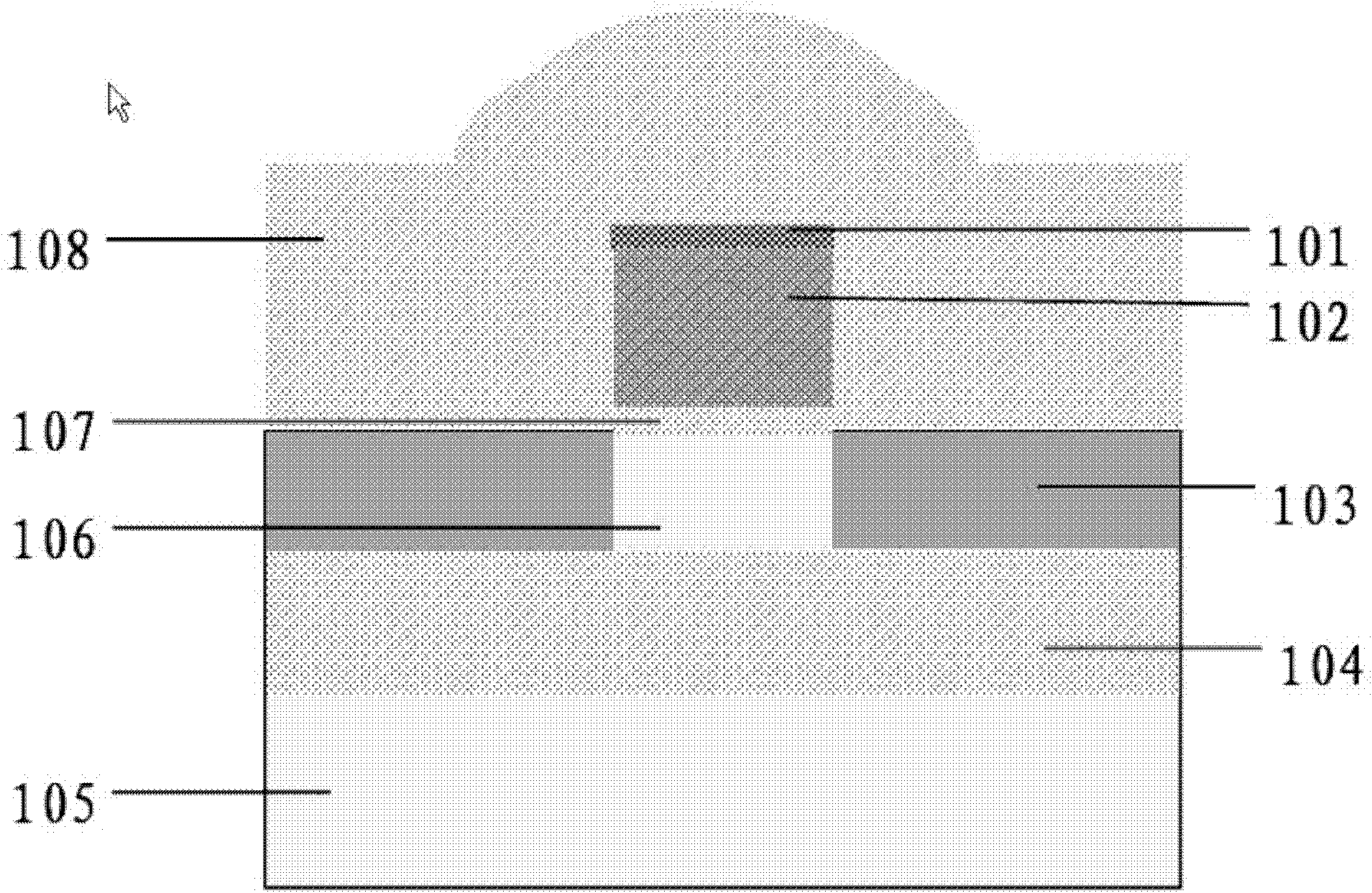 Heat characterization method and structure for monitoring temperature of transistor in real time