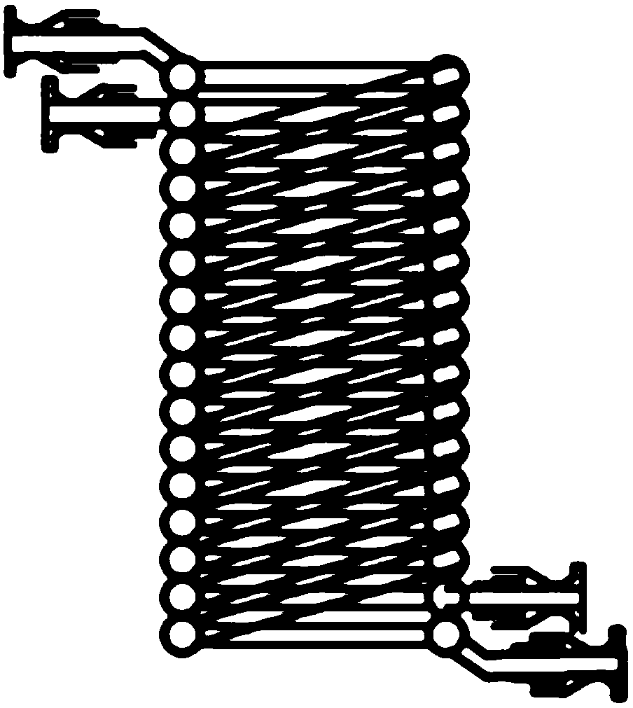 Downward chilling external heat removal pulverized coal pressurized gasification device