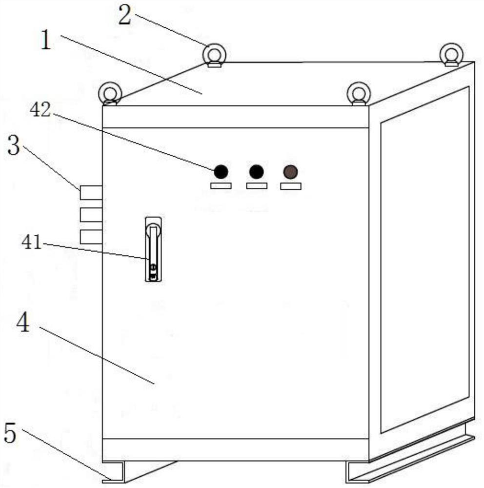 Marine three-phase power type UPS