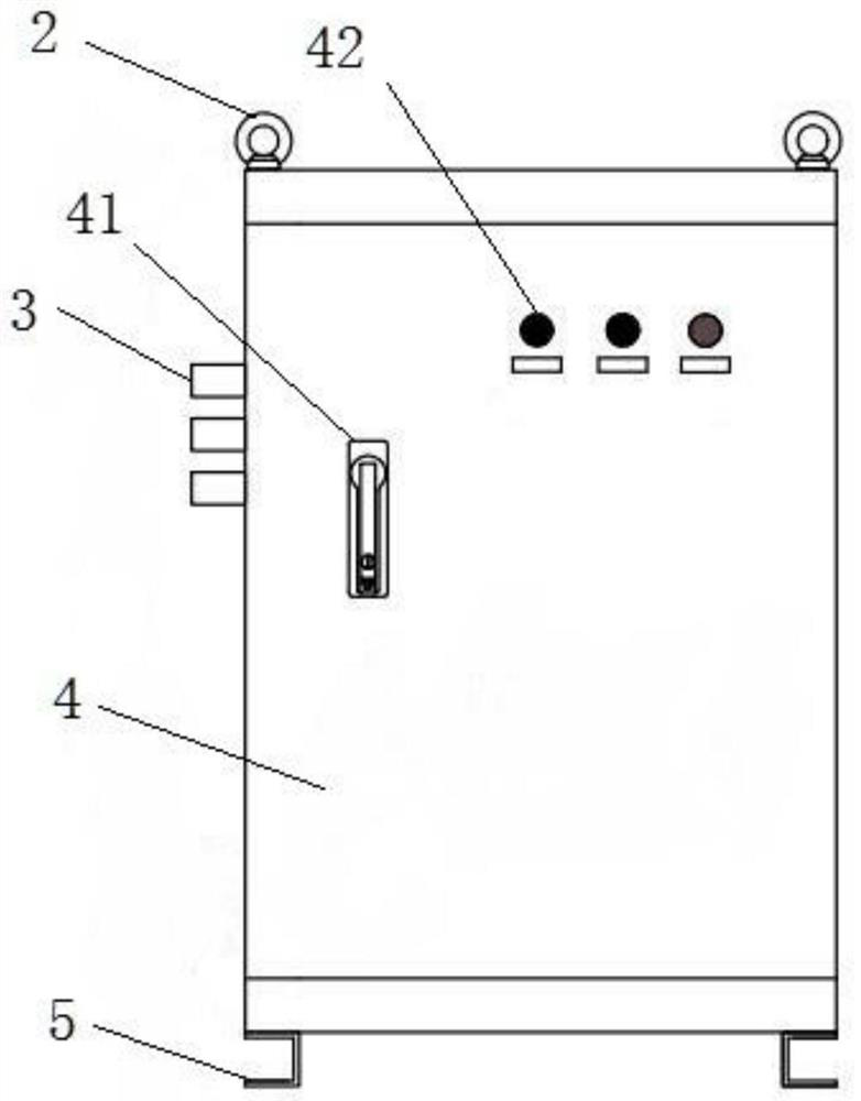 Marine three-phase power type UPS