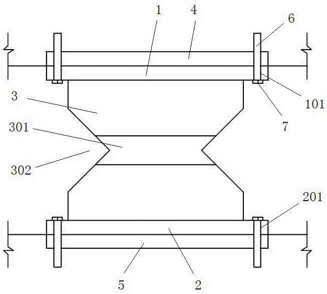 Variable-stiffness wind-resistant support for seismic isolation layer and mounting method of variable-stiffness wind-resistant support