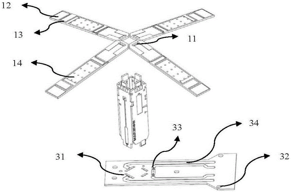 Ultra broadband dual polarization low frequency oscillator unit and multi-frequency-range array antenna