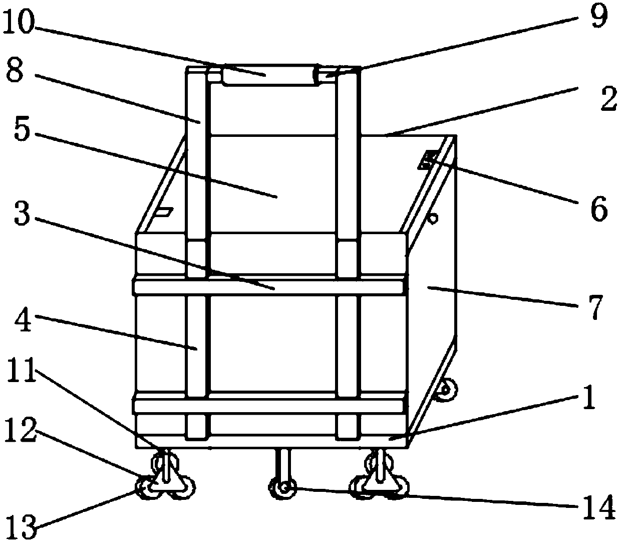 Safe transport equipment for instrument