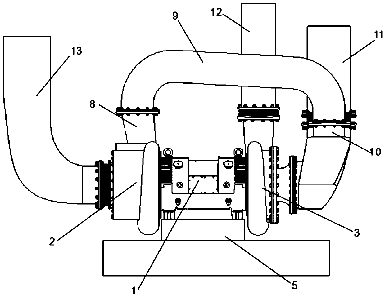 Vacuum pump capable of achieving multiple vacuum degrees