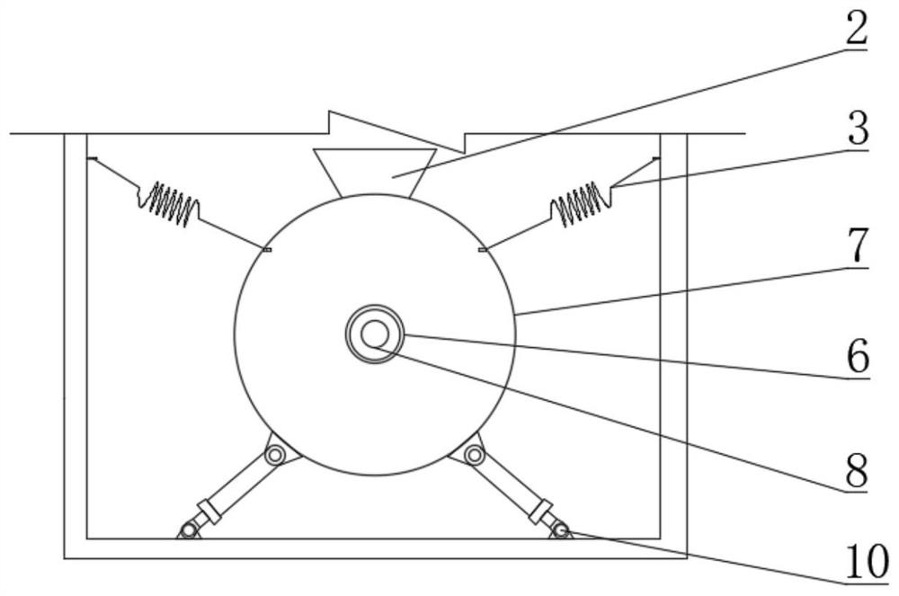 Engineering spoil in-situ stirring and solidifying device