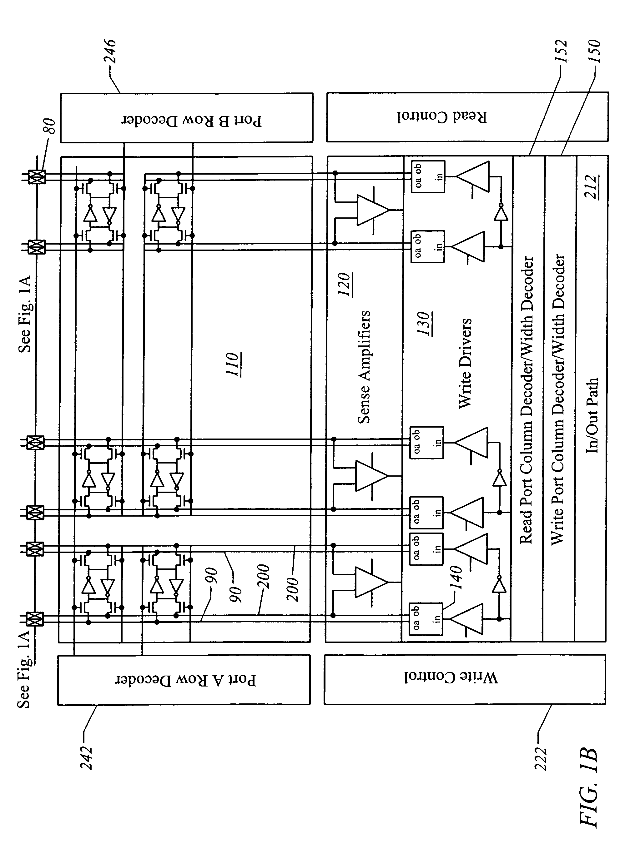 Divisible true dual port memory system supporting simple dual port memory subsystems