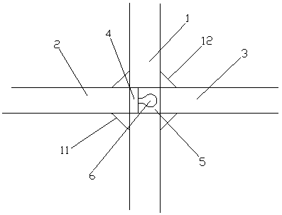 Frame type curtain wall stand column and cross beam fast-connecting system