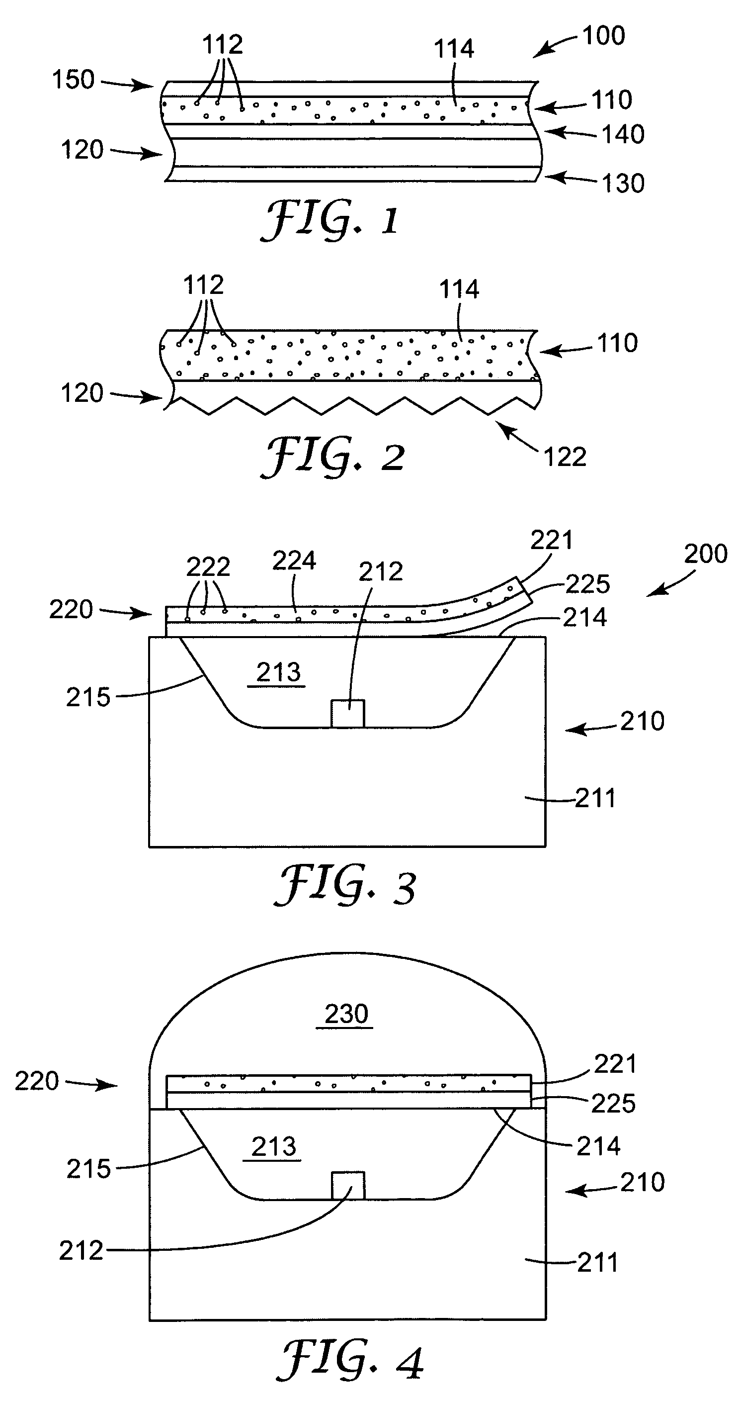 Phosphor tape article