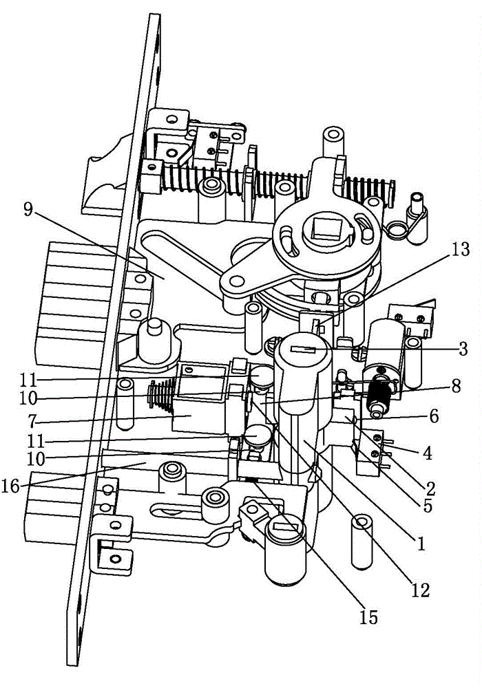 Electromechanical transformation control device of anti-theft lock