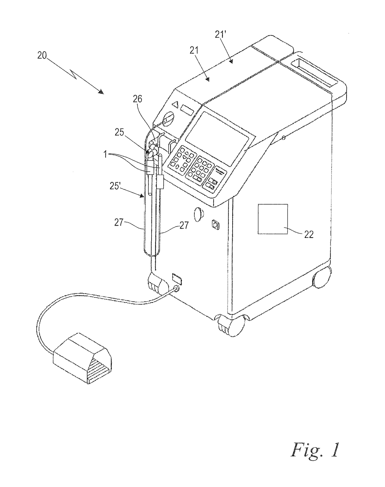 Laser system and laser treatment head therefor