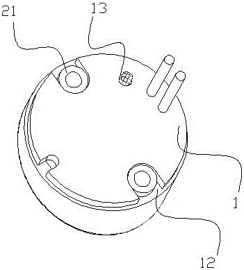 Lamp housing assembly with high sealing performance