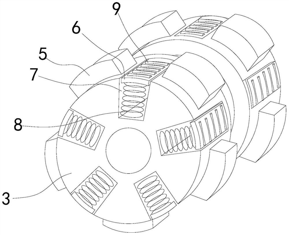 A crawler-type agricultural machinery walking mechanism with a broken function of preventing chain detachment