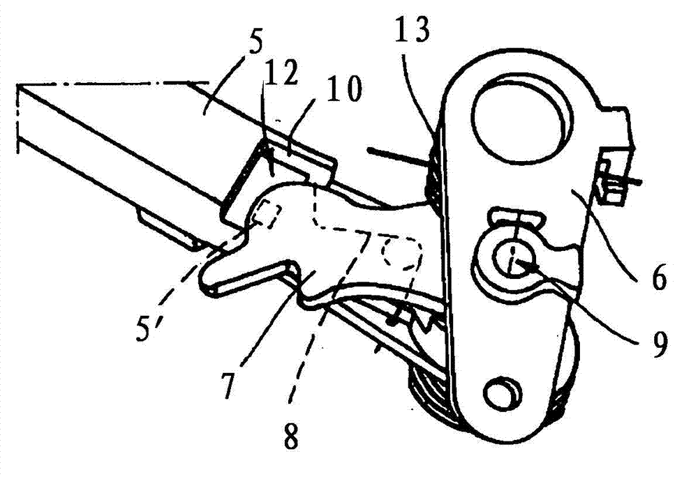 Motor-vehicle door lock