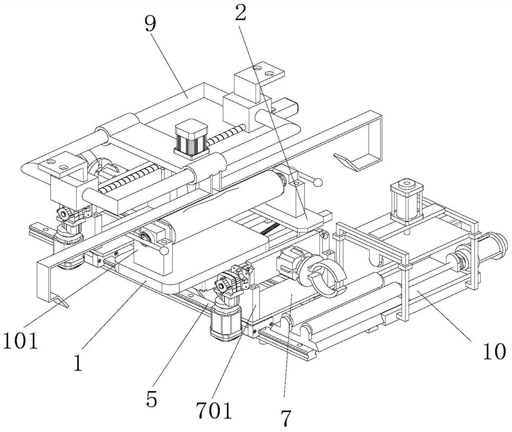 Laser cladding synchronous grinding system for roller repair and grinding process of laser cladding synchronous grinding system