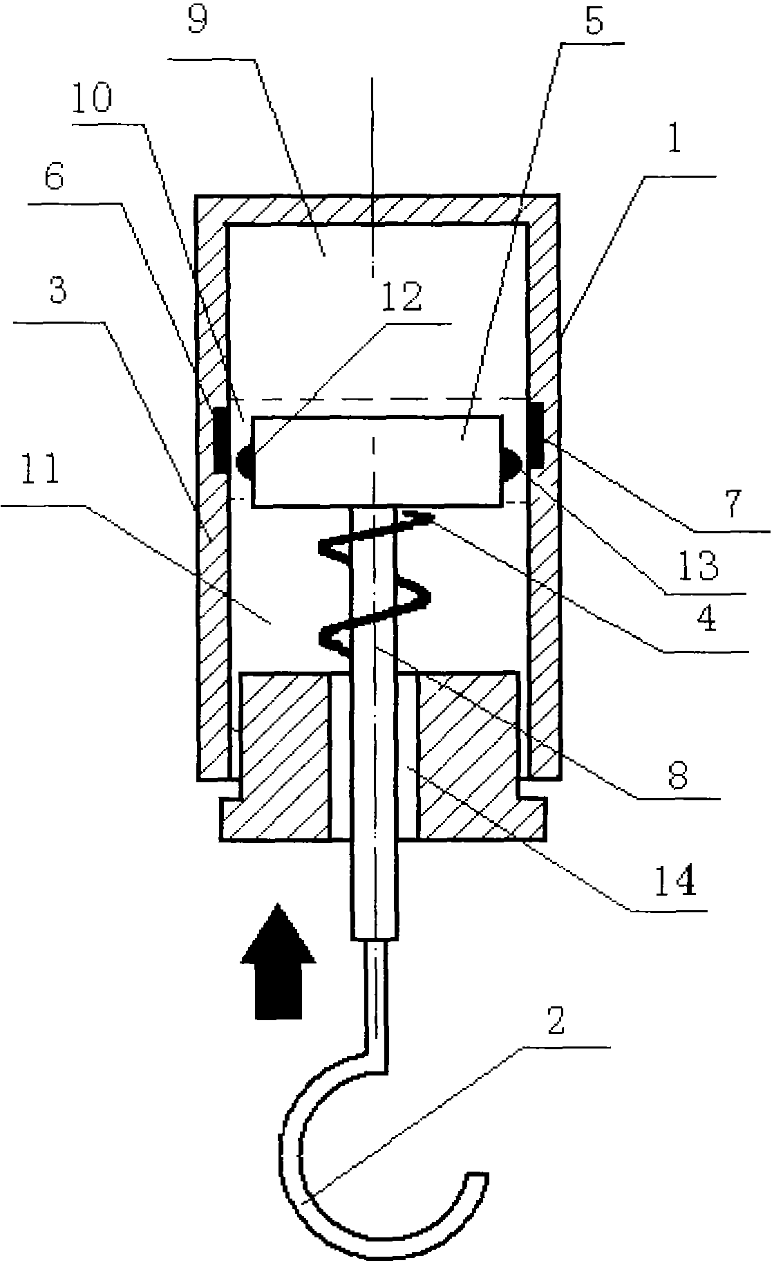 Automatic slide switch with infusion hook