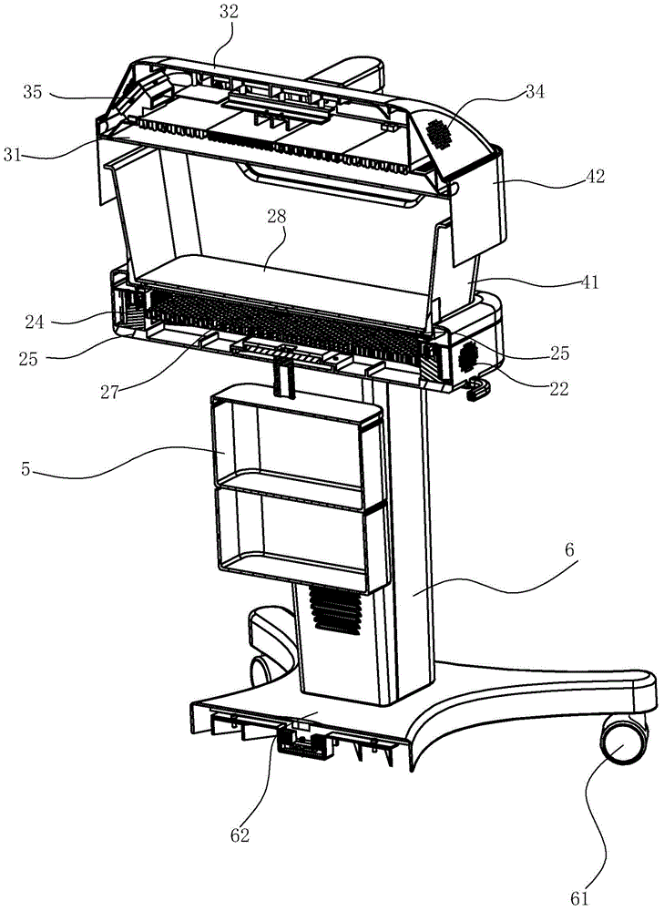 Two-sided jaundice treatment equipment capable of achieving precise temperature control