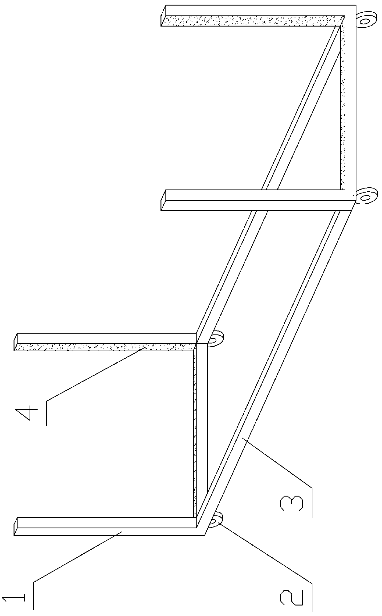 Specially-shaped batch steel transfer tool