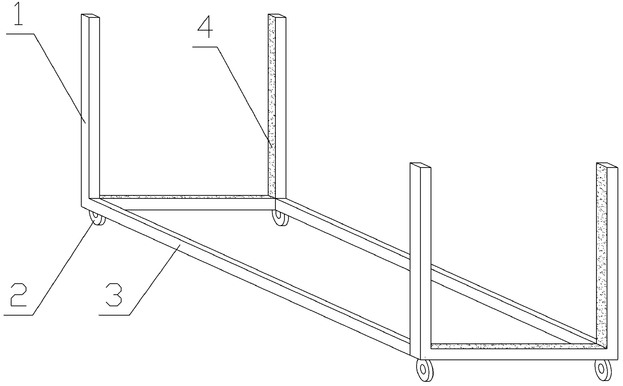 Specially-shaped batch steel transfer tool