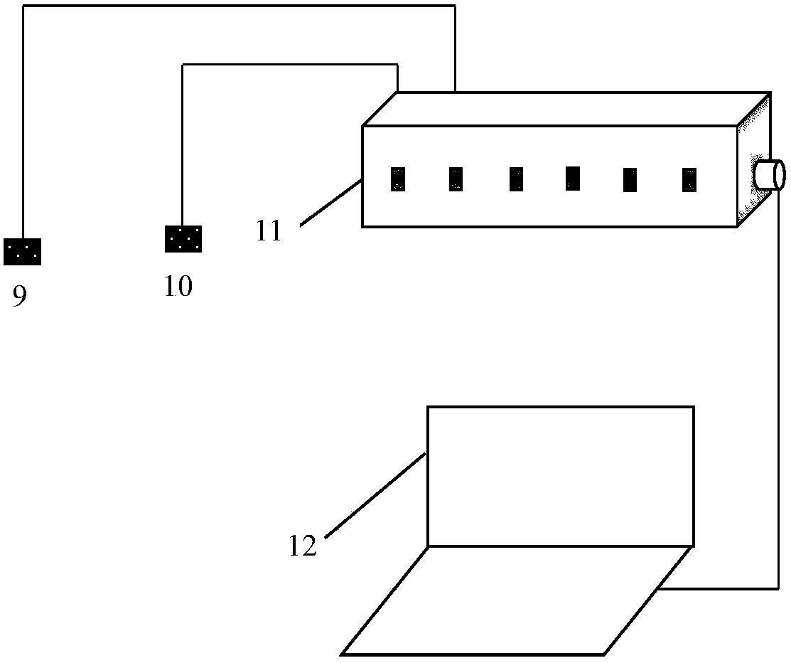 Rock-inserted steel pipe pile load test device and method under cyclic loading effect