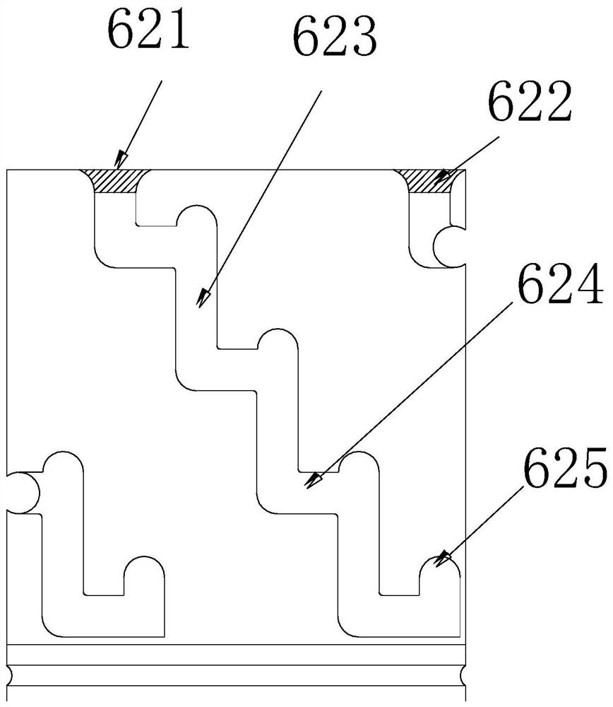 A fire water gun quickly assembled by using multi-stage clamping positions