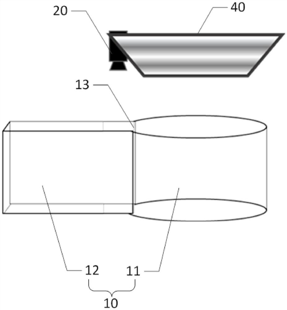 Animal instinctive fear behavior detection device and detection method