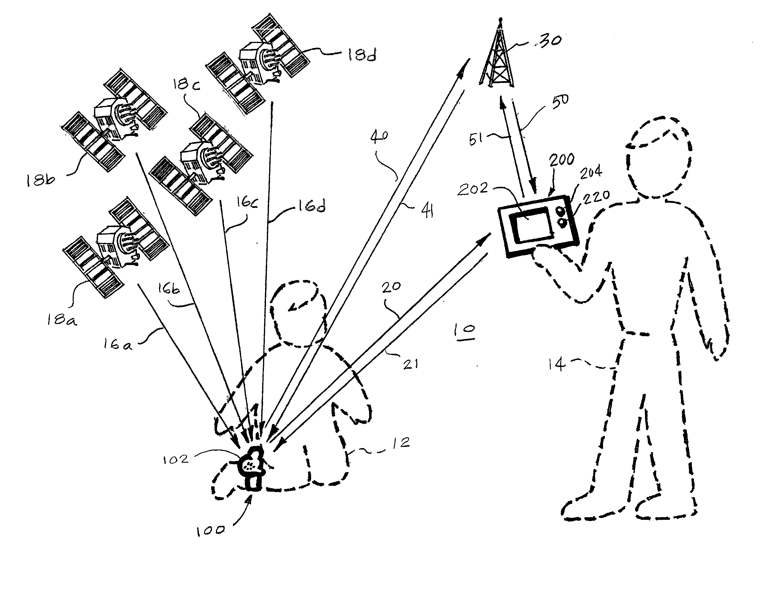 Method and apparatus for locating missing persons