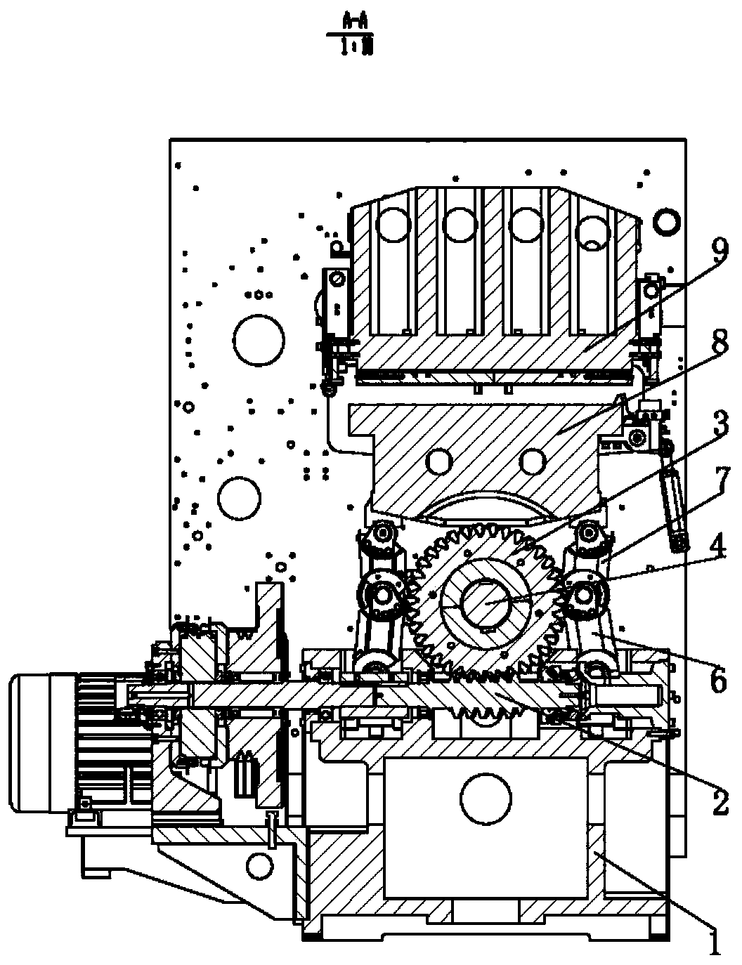 A driving cam for lifting the moving platform of die-cutting equipment and its die-cutting equipment