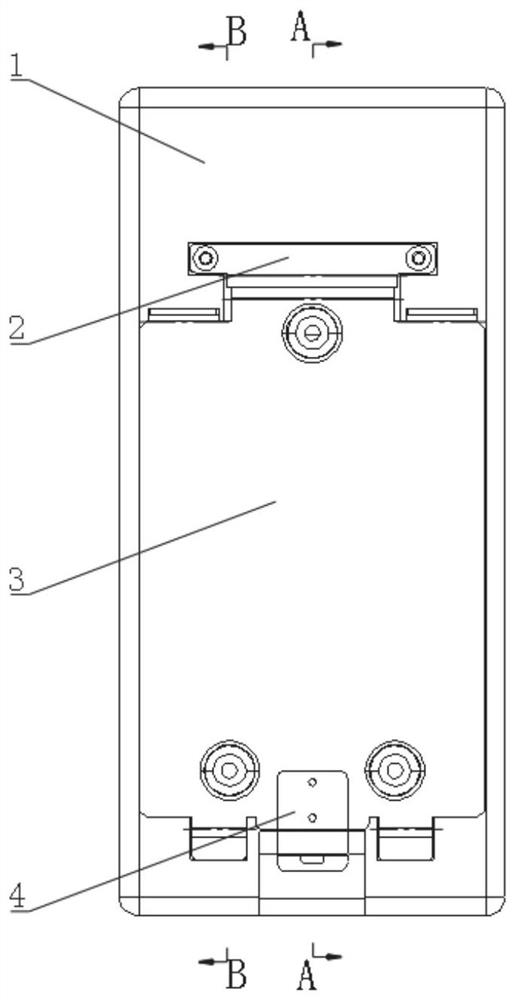 Portable controller installing structure