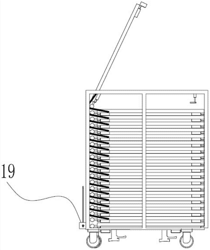 A plastic-sprayed sheet metal side panel turnover vehicle