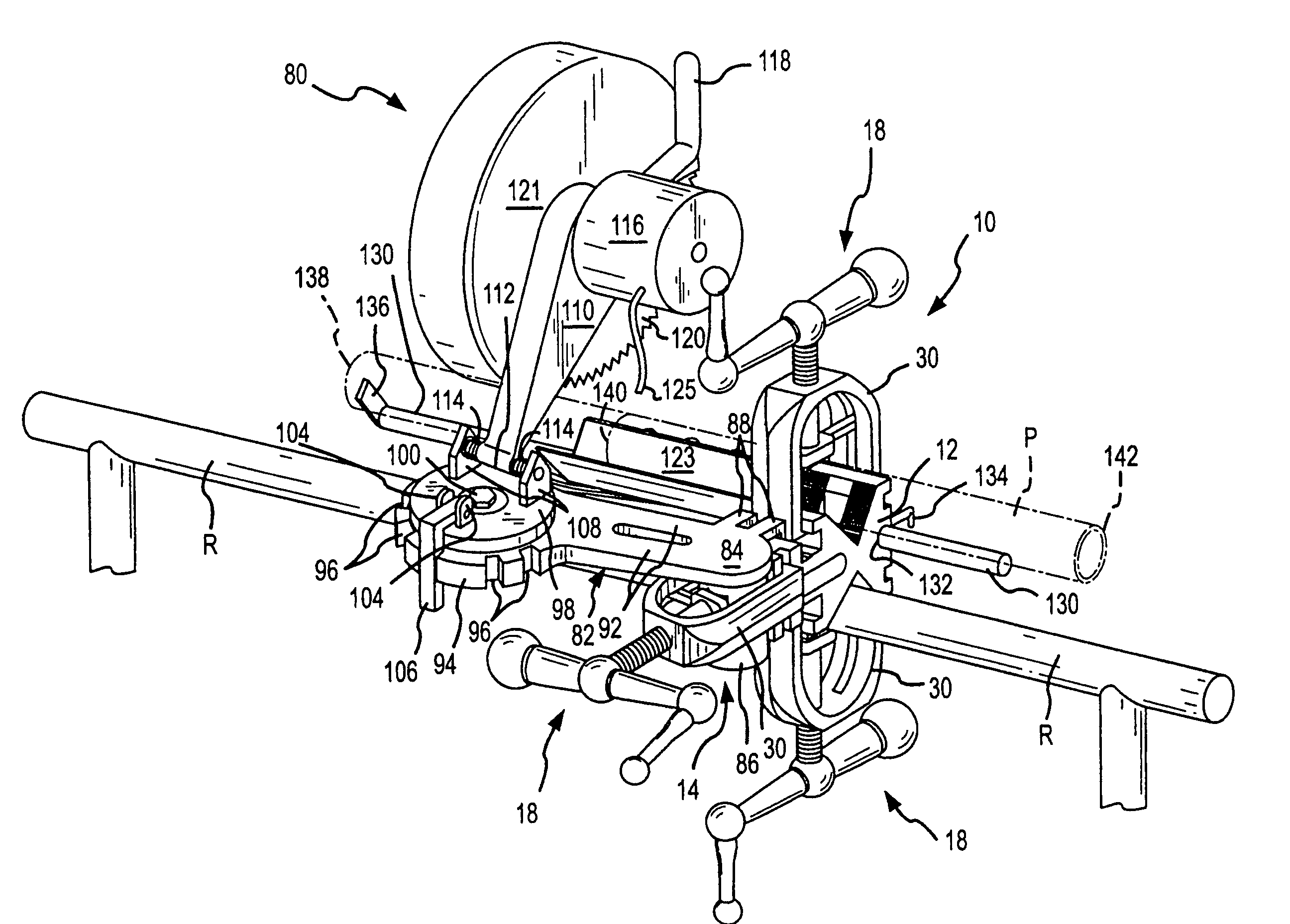 Portable vise and saw combination