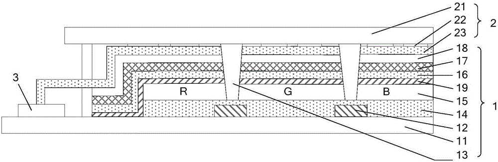 Touch display panel and device