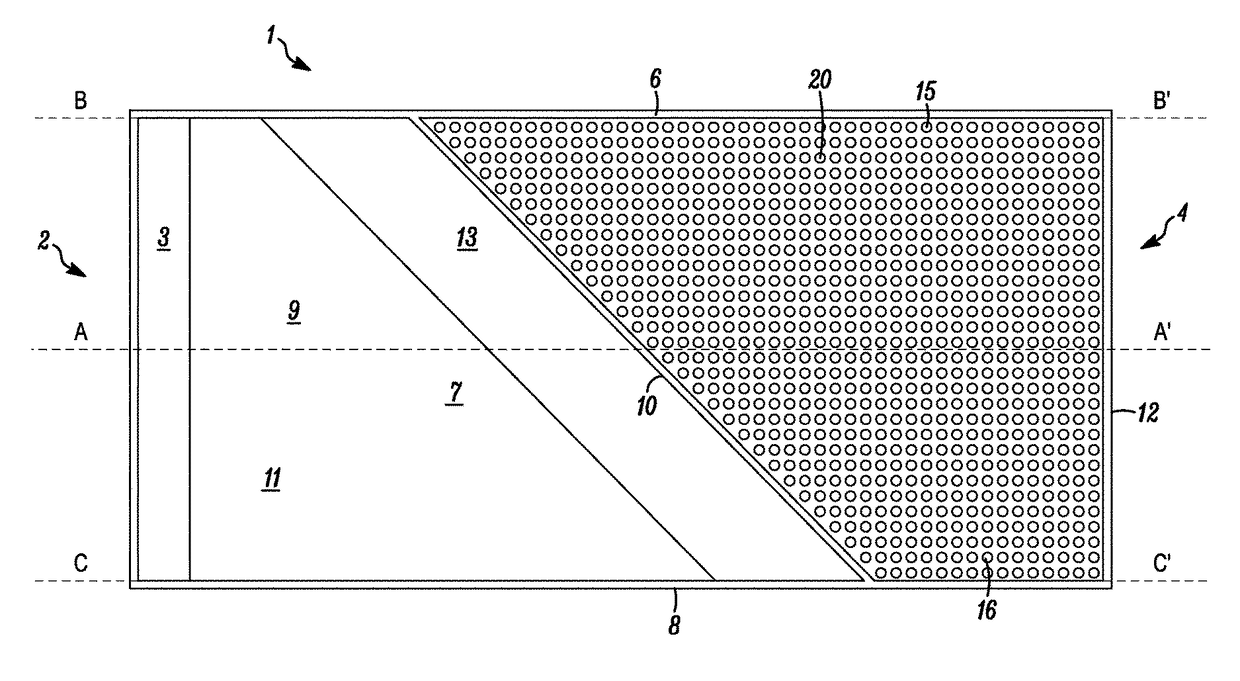 Method and apparatus for dampening waves in a wave pool using padded grate drainage system