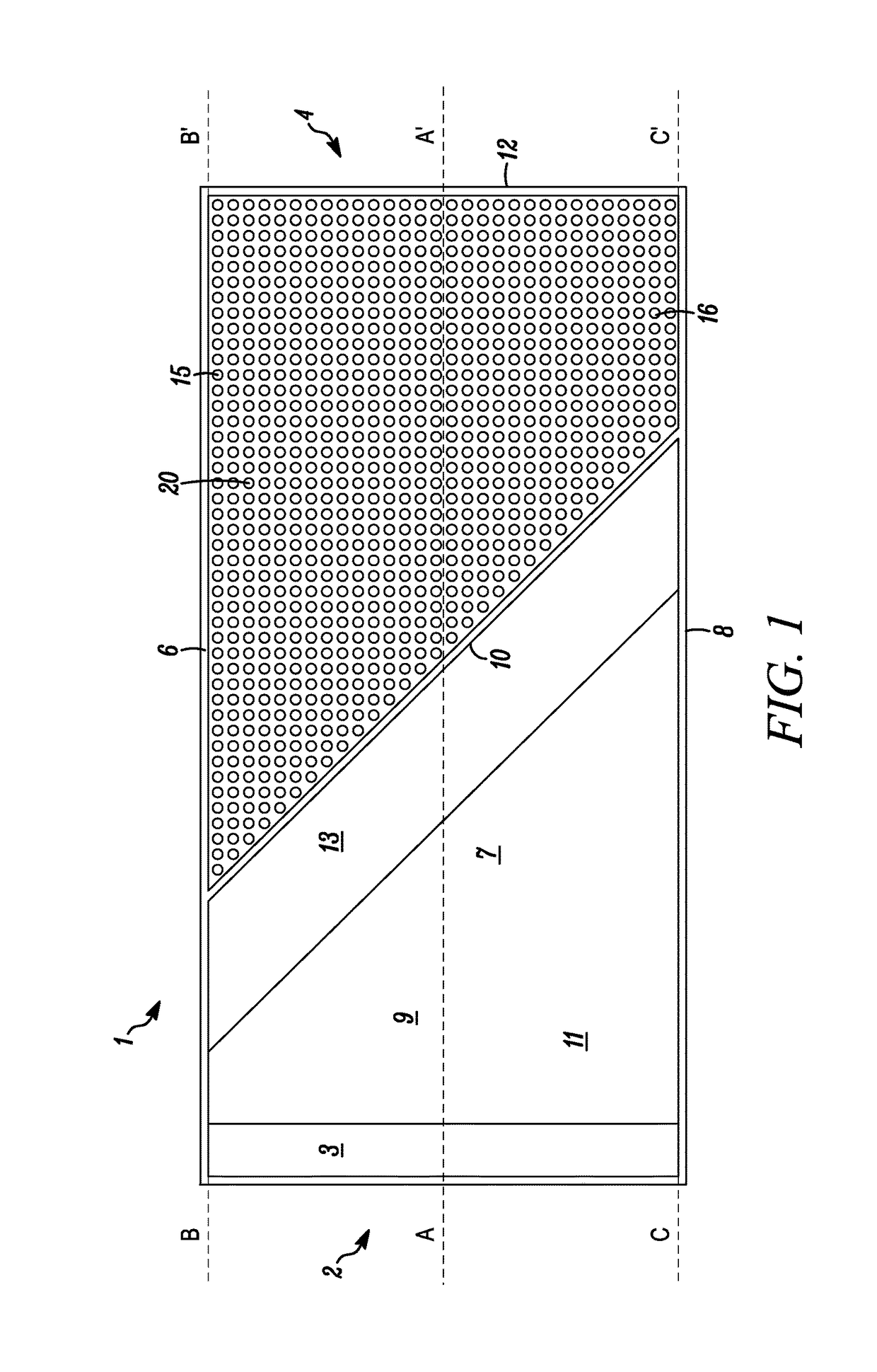 Method and apparatus for dampening waves in a wave pool using padded grate drainage system