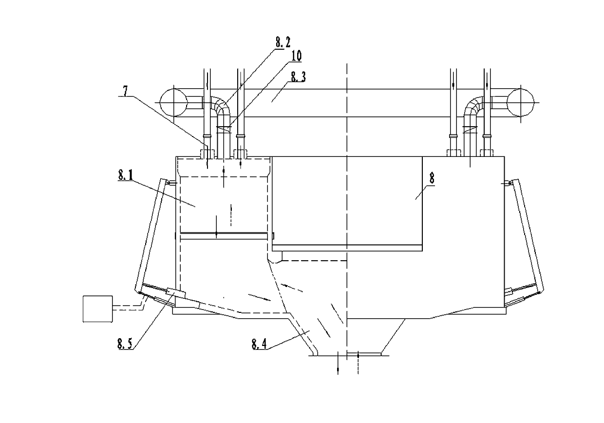 Energy-conservation and emission-reduction type active lime calcination method and apparatus