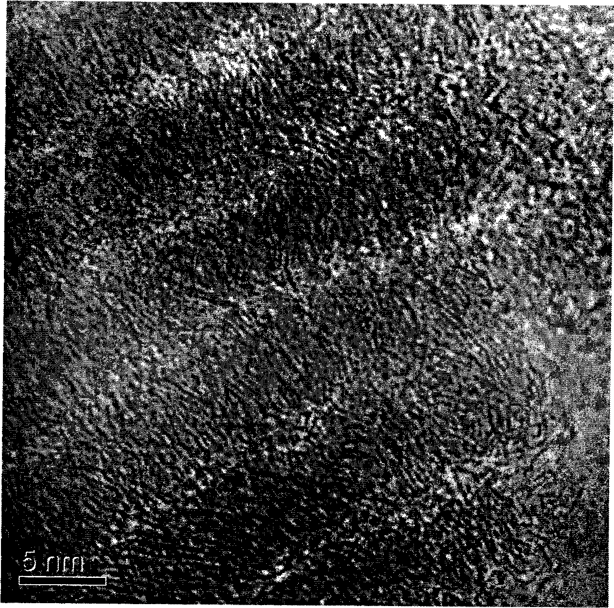 Method for preparing porous carbon material used for storing energy